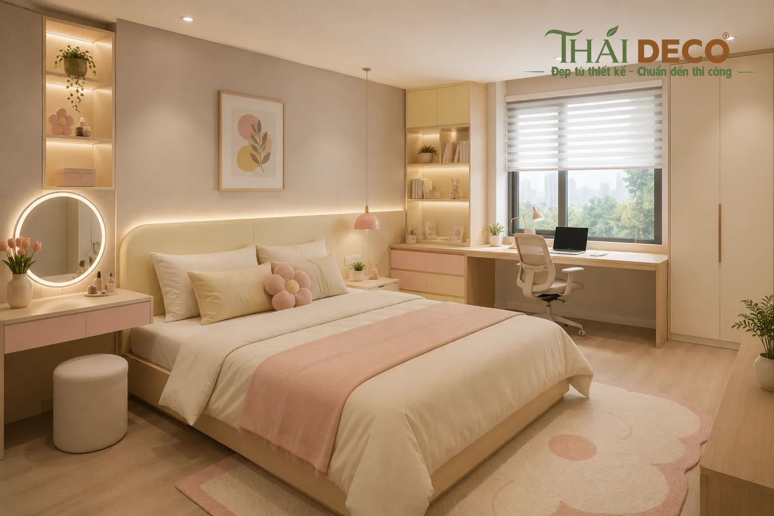 Mẫu 3 căn 2 ngủ