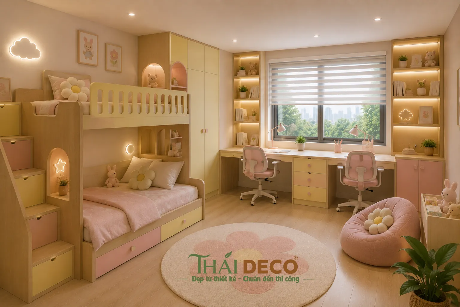Mẫu 3 căn 2 ngủ